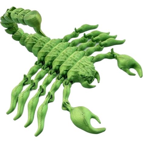 Scorpion - Articulé - Pour Aquarium Et Aménagement Paysager - 1 Pièce (1/4)