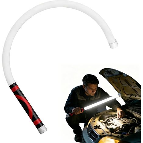 Bâton De Lampe Torche LED Flexible, Lampe D'inspection Mécanique Pliable, Lampe De Travail LED Rechargeable, LED Flexible Pliable Pour Réparations Automobiles Et Activités Extérieures (1/5)