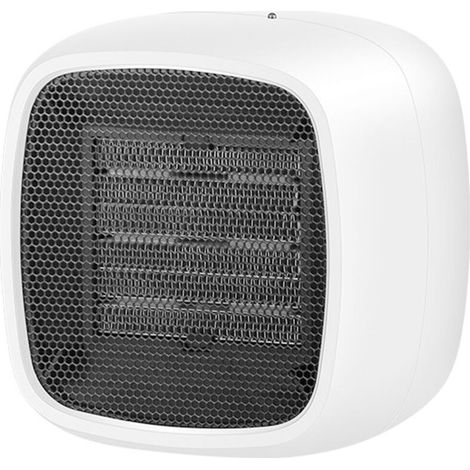 Petit radiateur d'appoint économe en énergie, ventilateur portable, blanc, ventilateur de bureau (1/5)