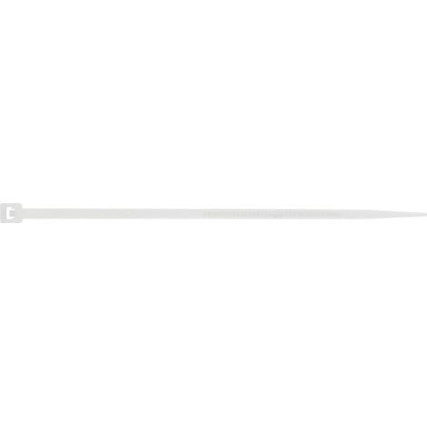 Lien de serrage 7.6X200 Nylon Polyamide 6.6 Blanc-10 pièces
