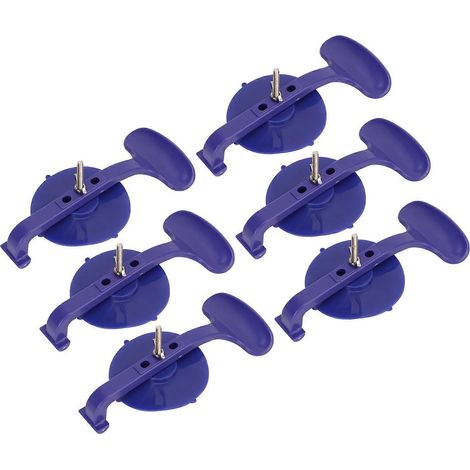 Lot de 6 ventouses puissantes pour réparer le pare-brise et la vitre de votre voiture ou maison.