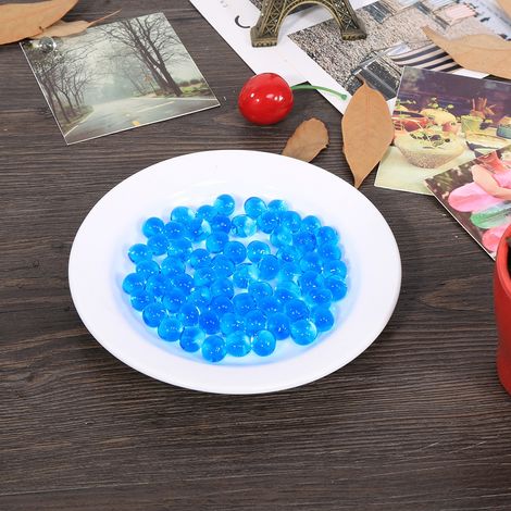 3000 billes de gel, cristaux d'eau, terre, boue, perles d'eau, décorations de mariage (bleu ciel) (1/2)