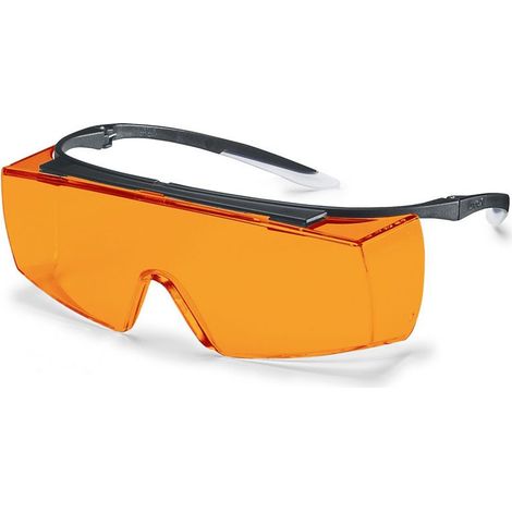 Surlunettes de protection orange Super F OTG UVEX 9169615 - Orange clair - Taille unique