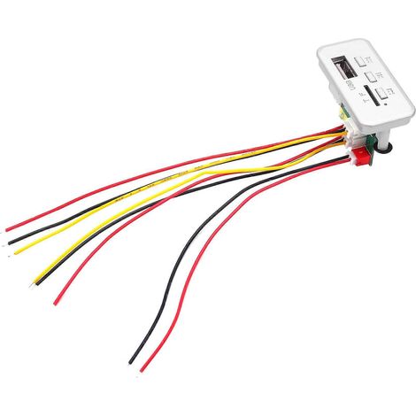 Bluetooth 5.0 MP3-Player-Modul, 12V Autoradio-Modul mit FM-Unterstützung, TF-Karten-Unterstützung