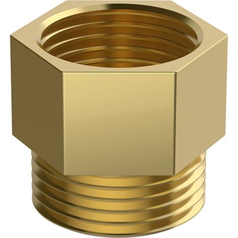 Flamco Niple IG/AG 1 pulgada Latón, junta plana, M43.66128MS