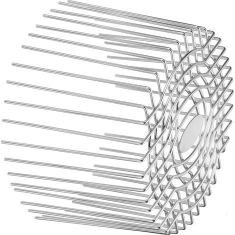 190 mm (7.5") OD Gouttière Garde-Filtre Acier Inoxydable (1/5)