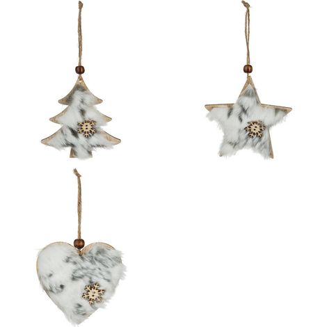 Weihnachtsthema Holzform + Pelz X 3 - Feeric lights & christmas