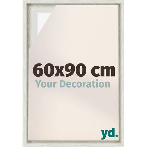 Your Decoration - Cadre flottant - Peinture À La Chaux - Cadre en caisse américaine pour toile sur chassis - MDF - Lyon (1/5)