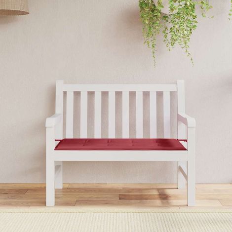 Gartenbank-Auflage Weinrot 100x50x4 cm Oxford-Gewebe