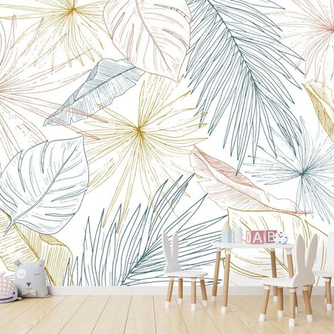 Papier peint panoramique - Lamnar - Multicolore - intissé : 150g/m² - 7 lés : 336x270cm