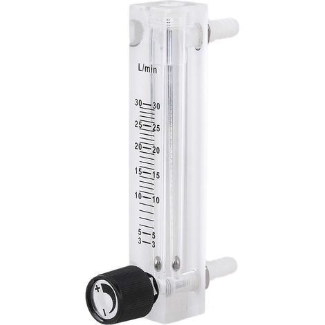 Débitmètre d'oxygène Lzq-7 3-30 l/min avec vanne pour oxygène et air (1/2)