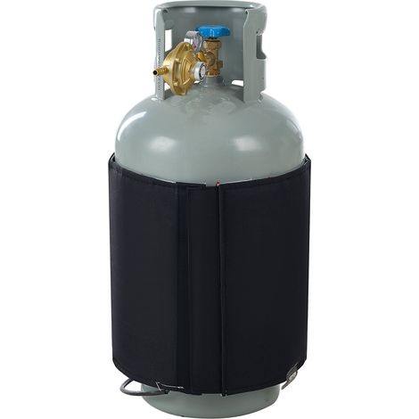 Chauffe-bouteille de gaz isolé 120W pour bouteille 18,1 kg, température 32°C. (1/5)