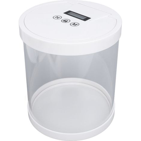 Boîte de rangement à verrouillage électronique Minuteur Programmable Anti-addiction Téléphone Blanc Compact (1/4)