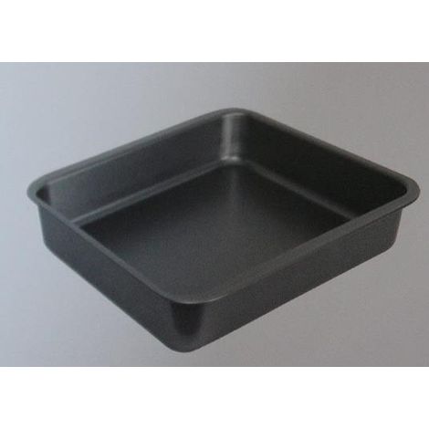 Teglia Quadrata in Alluminio Antiaderente di Qualità Media, Prodotto Italiano - 35 cm di Altezza