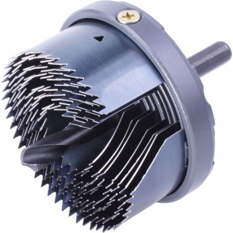 Kronensäge mit 8mm Zentrierspitze mit 7 Blättern 2164000 wolfcraft (1/4)