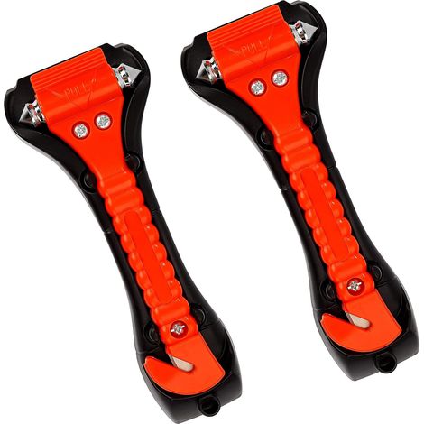 Marteau de sécurité automobile 2 en 1, marteau de dépannage pour vitres de voiture-AquaForge (1/5)