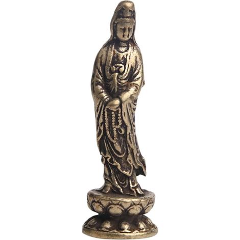 de Bouddha en laiton plaqué or antique stable et malléable