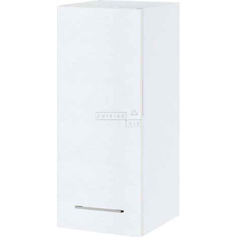 Meuble haut de cuisine Bellissi Blanc 1 porte L 30 cm - Blanc (1/5)