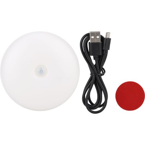 Lampe LED à détecteur de mouvement avec fixation magnétique pour couloir placard rechargeable USB lumière blanche (1/5)