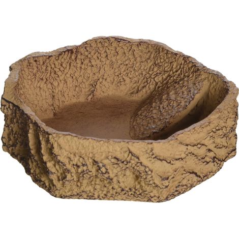JBL 71085 – biberon, Bere e Bagno Ciotola per Animali da terrario Rettile Bar, Grande, Sabbia (1/3)