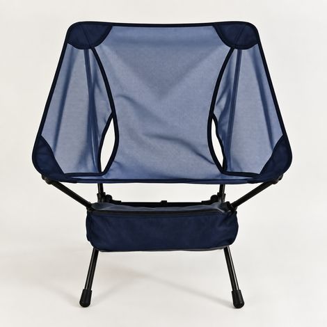 Chaise de camping pliante lune en maille nylon bleu marine 570 réf 1023 36 × 12 × 12 cm 800 g – Livraison gratuite
