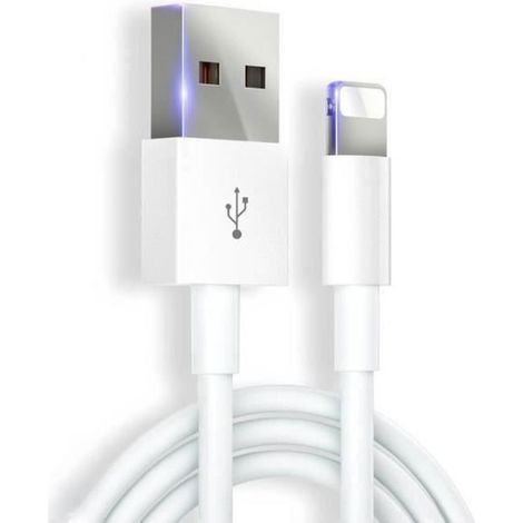 Chargeur - - Renforcé - Charge Rapide - 1 mètre - Compatible iPhone et iPad