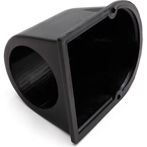 ABS plastic car instrument panel mounting bracket, 52mm single-hole black instrument panel holder. (1/4)