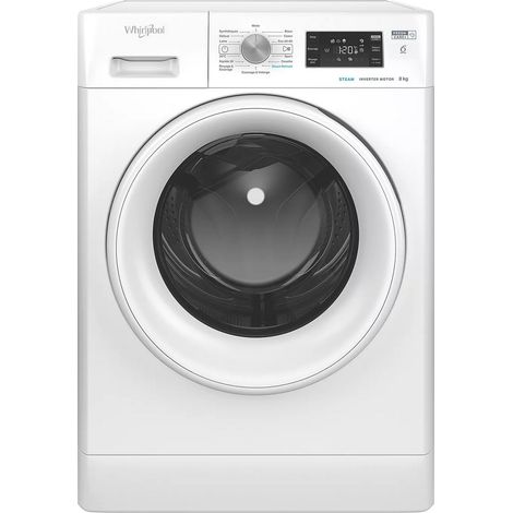 Lave-linge frontal 8kg 1400 tours/min - Whirlpool - FFBS8489WVFR (1/5)