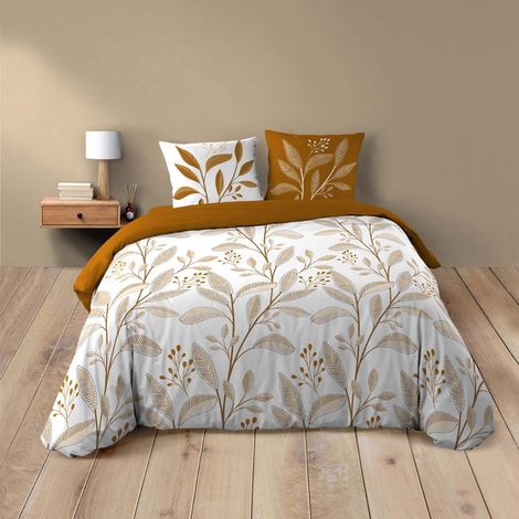 Parure de Lit 100% Coton – MALIKA – Certifiée Oeko-TEX - 240x220cm (1/5)