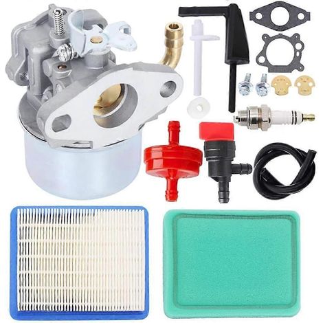 Carburateur Pro Chaser 215434 215369 compatible avec Briggs & Stratton, Nikki 495652, 811064, 214706 et MTD Yard Machines 21A-332C765, 21A-340-129 et 21A-332A. (1/4)