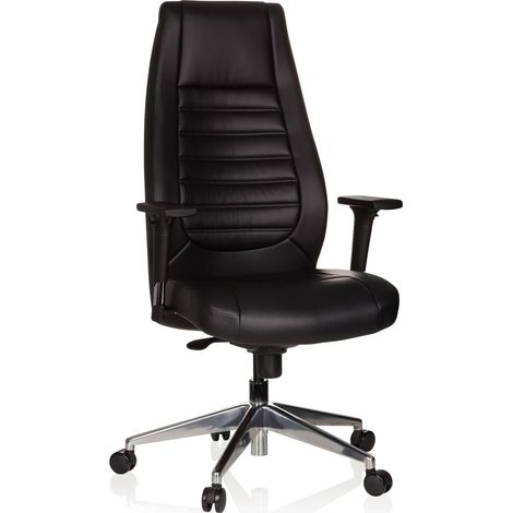 Bürostuhl / Chefsessel VITORO Kunstleder schwarz hjh OFFICE