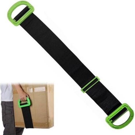 Sangle Demenagement,Sangles de Déménagement,Sangles de Transport Rétractables,Sangle Levage,avec Poignées,Adjustable Handled Lifting Straps,pour Meubles (1/3)