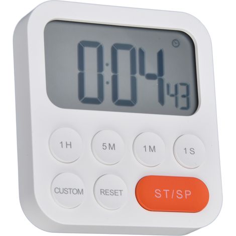 Minuteur de Cuisine Magnétique 3 Vitesses Réglable - Chronomètre Cuisson, Étude, Chambre