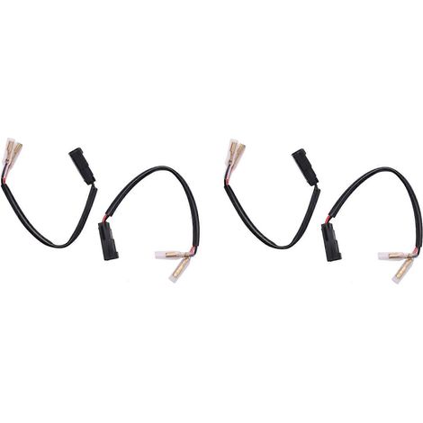 4 connecteurs de faisceau de câblage de clignotants pour moto, adaptateurs de prise de clignotants pour Ducati (1/5)