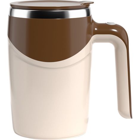 Tasse À Agitation Magnétique - 10 cm × 9 cm - Rechargeable Par USB - Batterie 500 mAh - Pour Café Lait Boissons Froides Ou Chaudes - 1 Pièce (1/5)