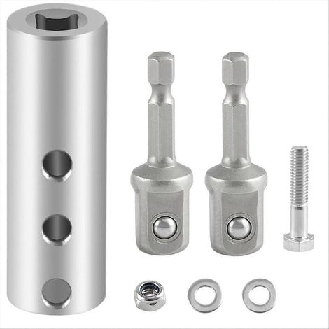 Adaptateur pour perceuse électrique de cric de remorque en acier inoxydable (1/5)