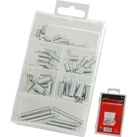 Neilsen 50pc Assorted DIY Workshop Hardware Storage Spring Set Kit (1/2)