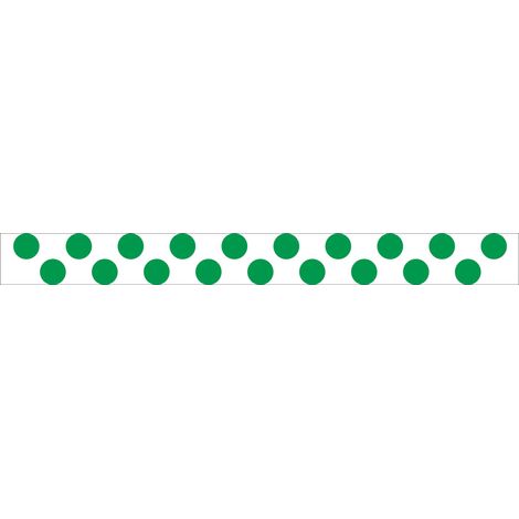 Lot 2 bandes 100mm x 1m - Double ronds Vert - 4640266