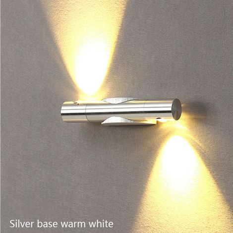 6W LED Appliques Murales Rotation à 360 Degrés Éclairage Intérieur Chambre Lampes De Chevet Allée Escaliers Lampe Moderne (1/5)