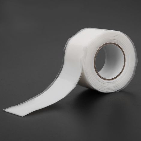 Wasserdichtes Klebeband mit starker Haftung für Reparaturen an PVC- und PPR-Rohren, 1 Meter lang, weiß/rot/weiß (1/5)