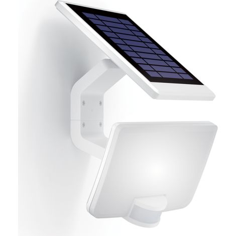 Xanlite – Projecteur solaire 1500 lumens avec détecteur de mouvement – IP44 pour extérieur – Panneau déportable – Blanc – PRS1500DB