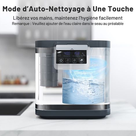 Composteur électrique de cuisine noir 4 L avec filtres à charbon actif, écran LED et auto-nettoyage pour cuisine et jardin (1/5)