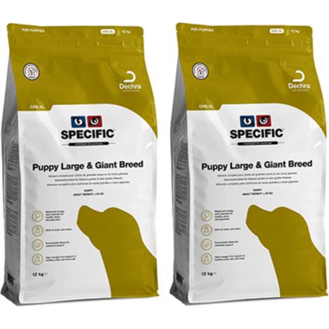 Spcifique, Nourriture que pour les chiots Greant Race Puppy Great & Giant Race, CPD-XL, 24 kg (2 x 12 kg)