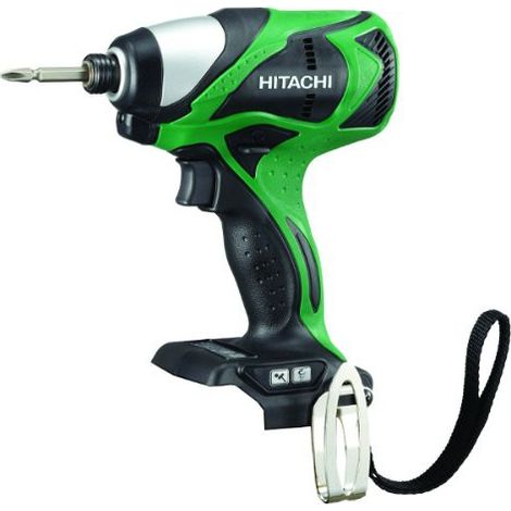 Hitachi – Visseuse à chocs 14,4 V – Couple 160 Nm – Vitesses variables 0-2900 tr/min – Éclairage LED – Ergonomique avec poignée soft-grip