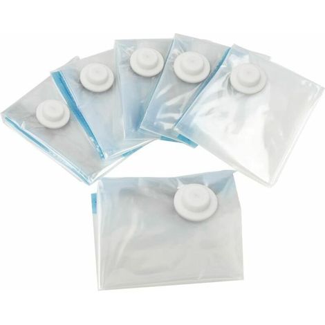 Neige-6 Airtight Vacuum Storage Bags + 15% Thicker Nylon - Compression Bag 80x60 cm for Travel My Vacuum Bag to Store Storage Cover for Clothing, Duvet, Bedding, Pillow