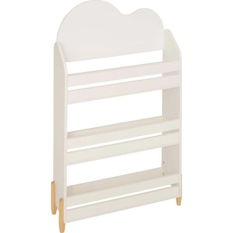 Bibliothèque Enfant "Douceur" 100cm Blanc (1/2)