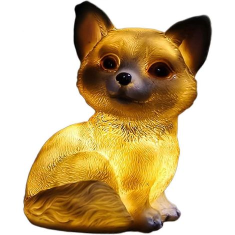 Statue de jardin décorative en résine imperméable - Motif chien (1/4)