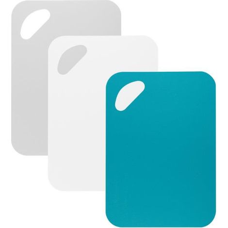 Planche à découper en plastique flexible Margo 24x17 cm verte