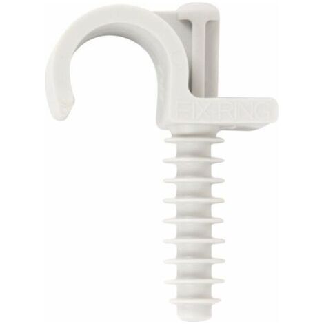 FENOPLASTICACollier cheville plastique simple - Tube diamètre 25 mm - Vendu par 100 - IFix-Ring - ING Fixation (1/4)