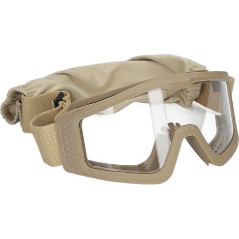 Abnehmbare, stoßfeste UV-Schutzbrille, dicker khakifarbener Rahmen, Camping, Radfahren, Outdoor-Accessoire. (1/5)